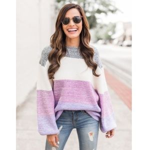 NWOT Striped Sweater